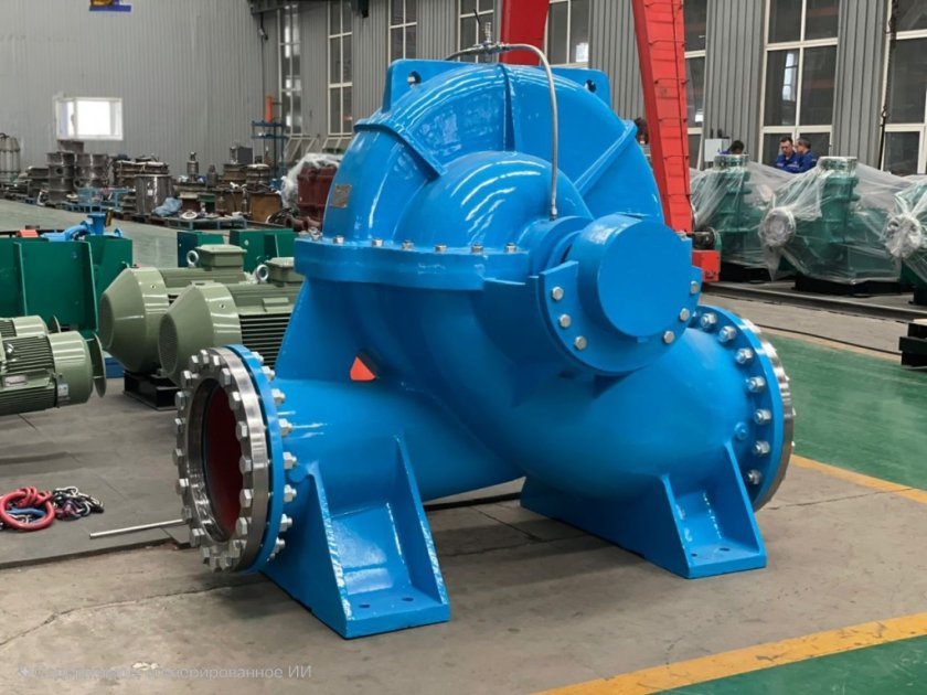  Насосный центр горизонтальный двухстороннего входа: модель Сemeq Д4000-95-2.